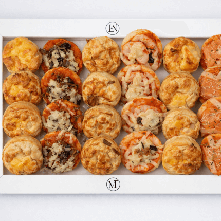 Mini Quiches & Pizza